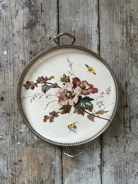Abeille et papillon