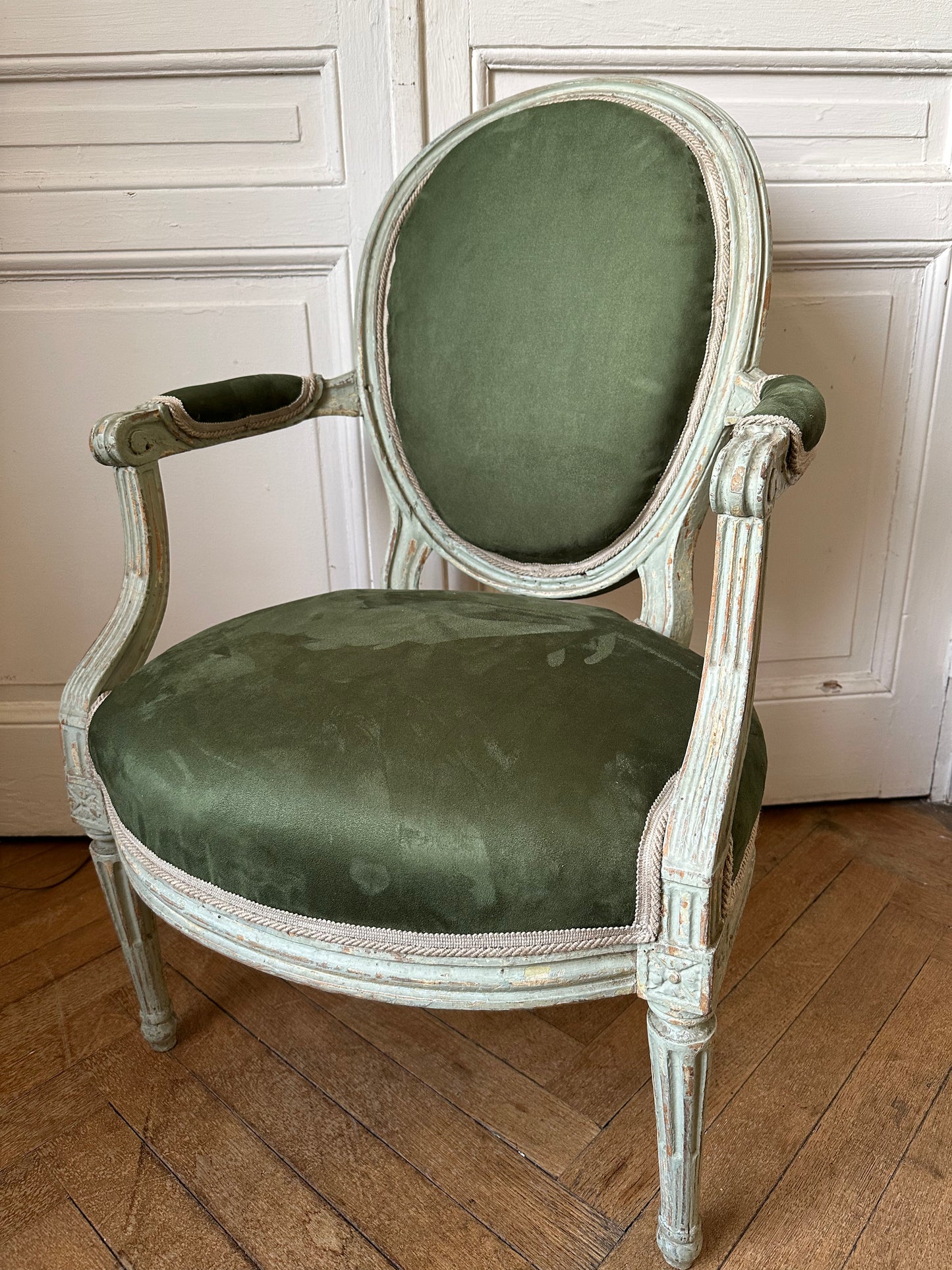 Fauteuil en velours