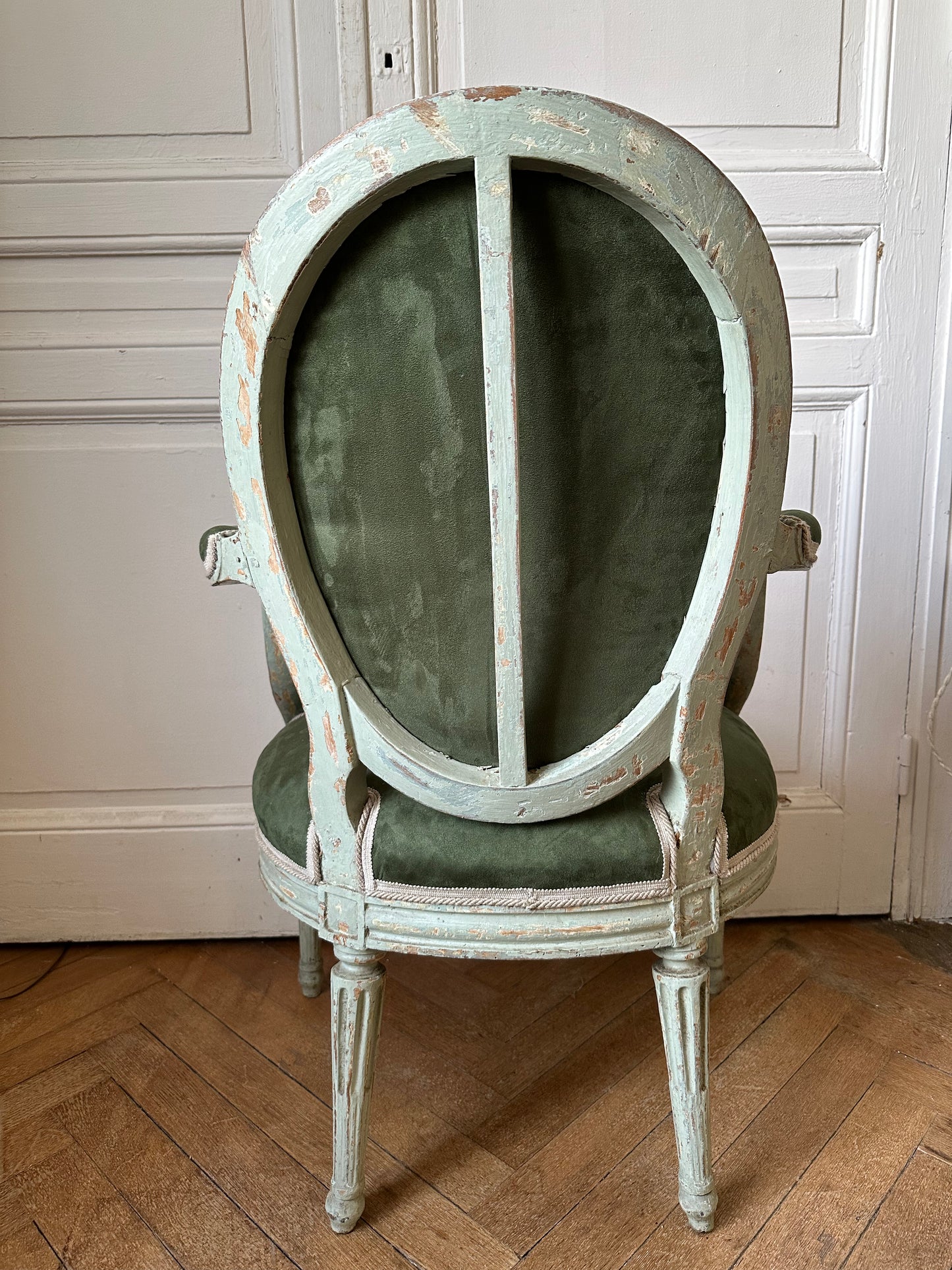 Fauteuil en velours