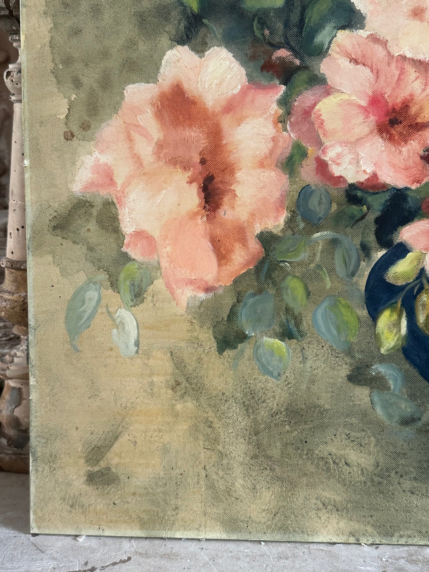 Bouquet rose et vert