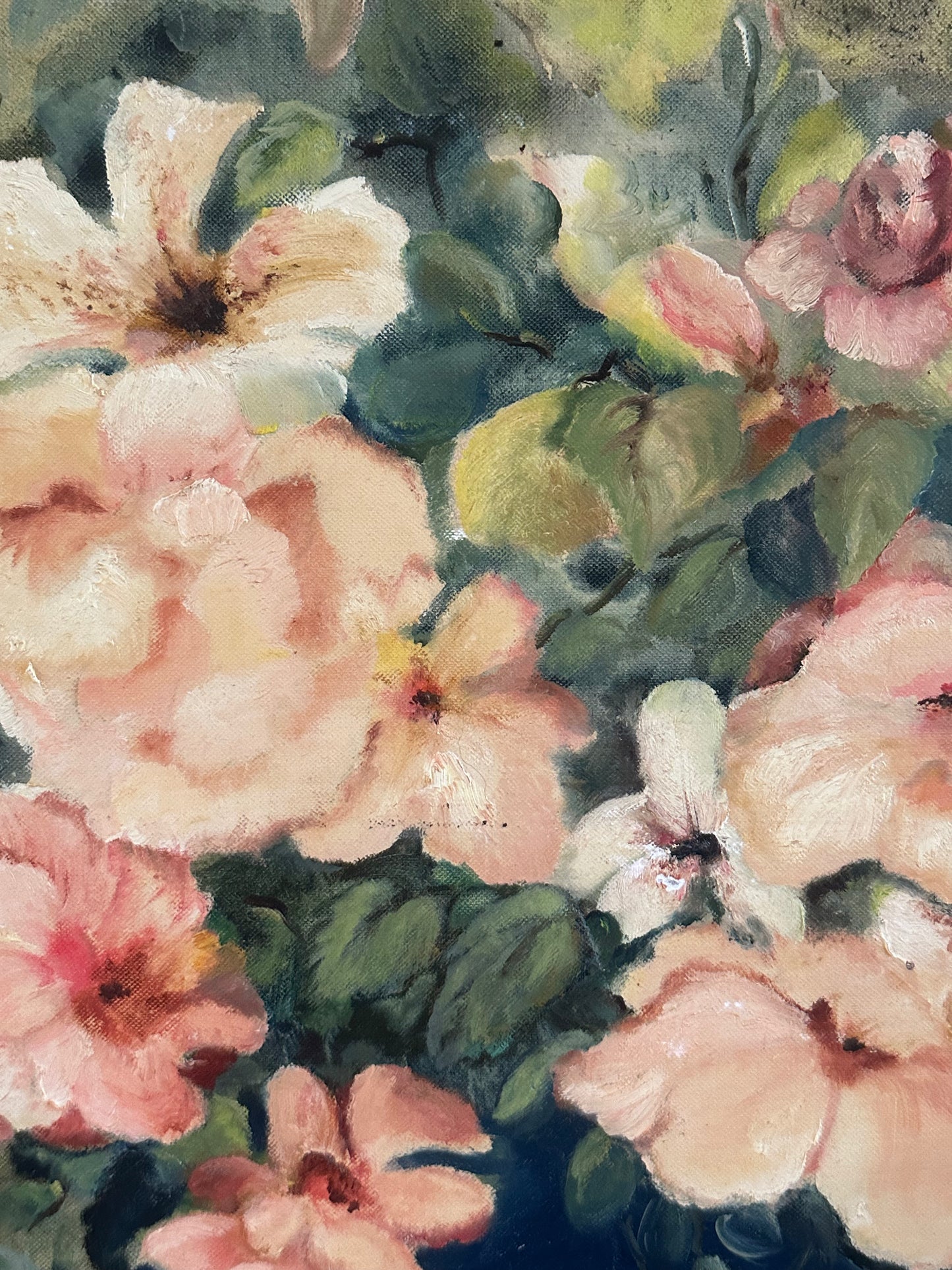 Bouquet rose et vert