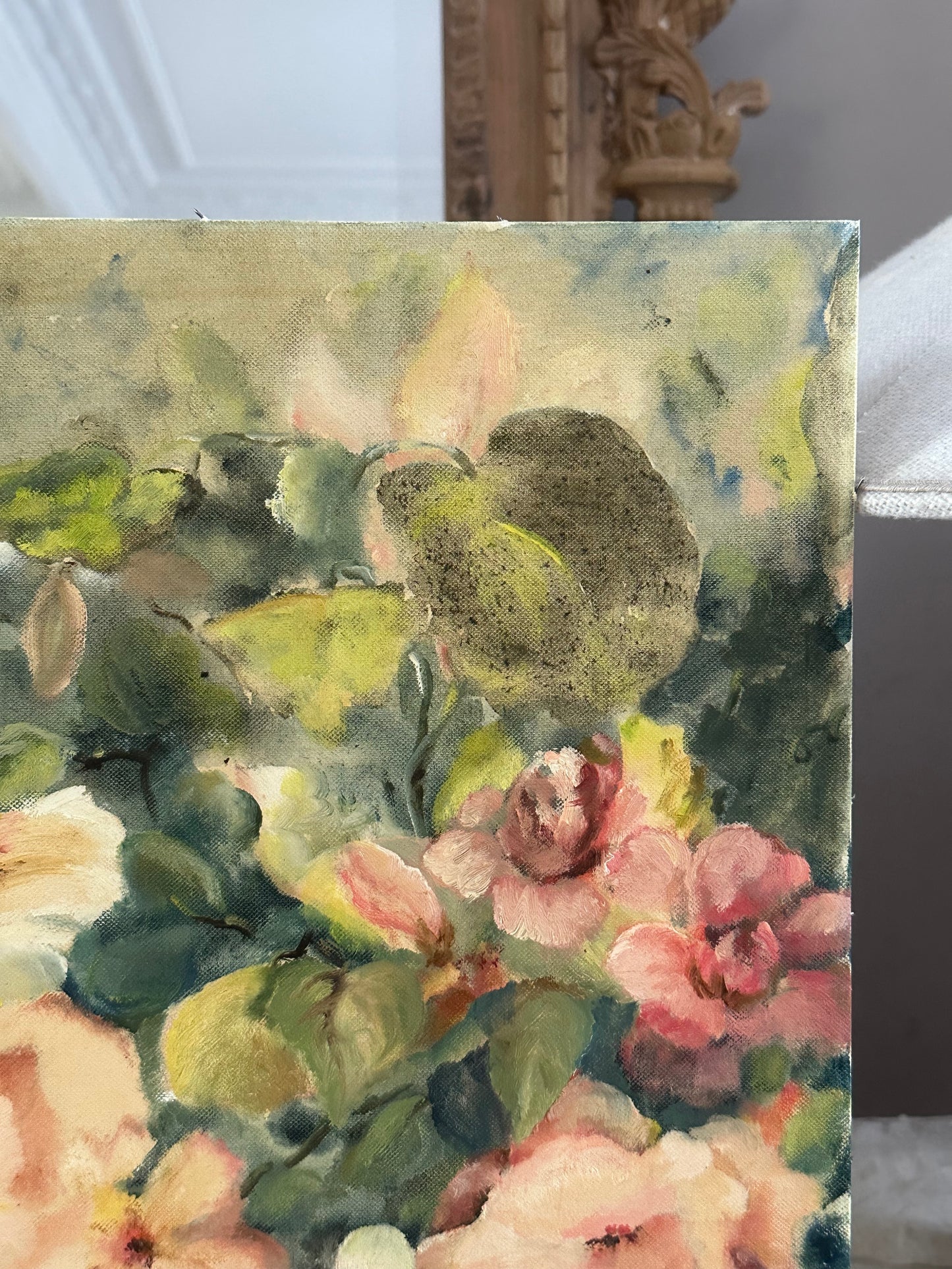 Bouquet rose et vert