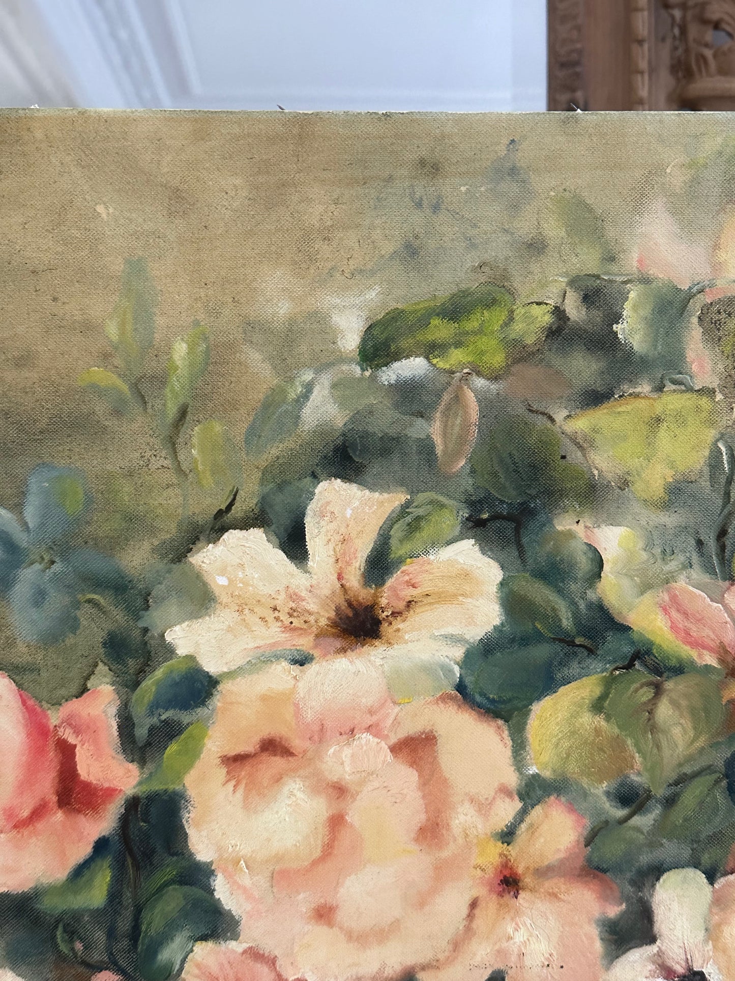 Bouquet rose et vert