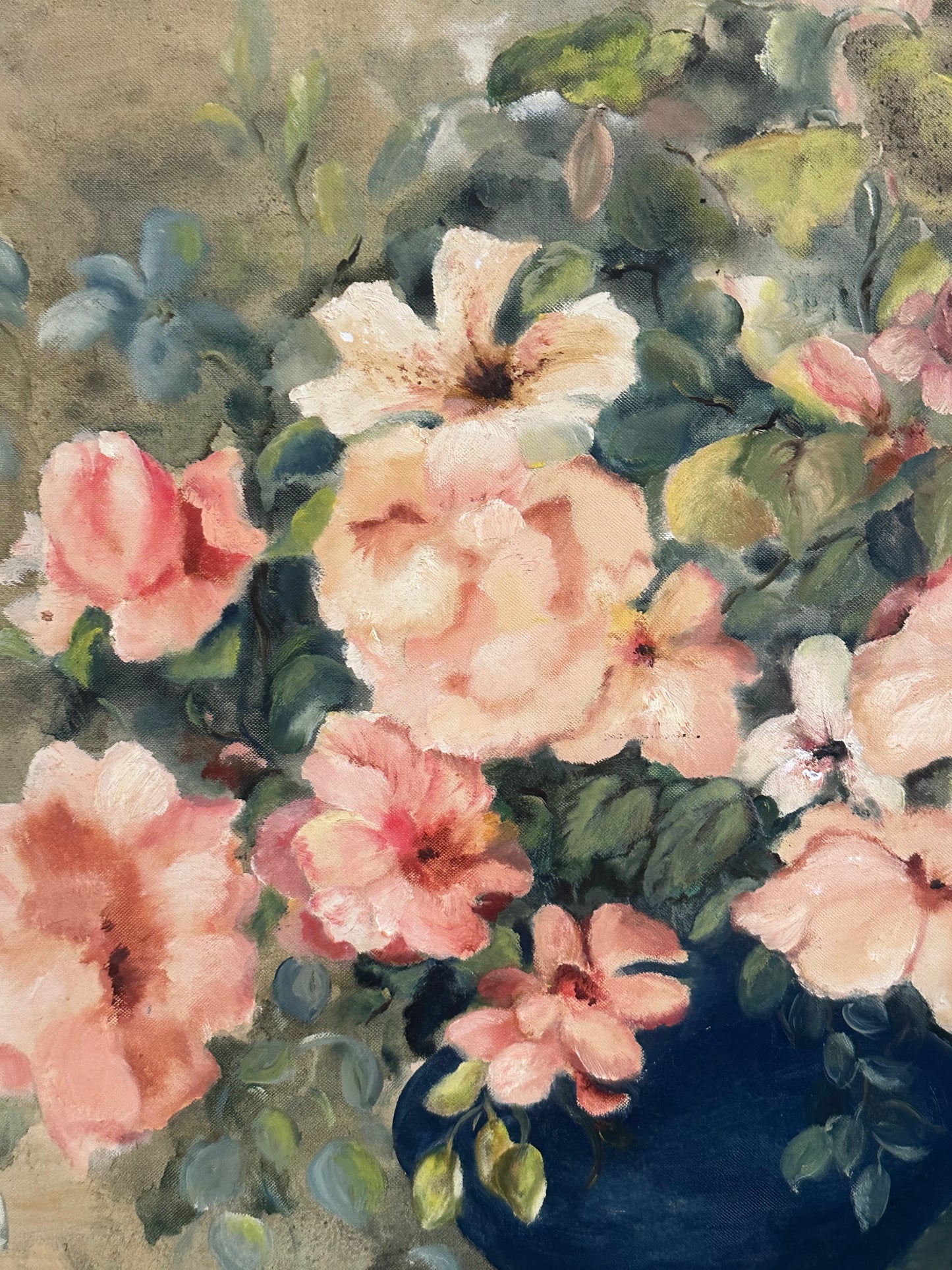 Bouquet rose et vert