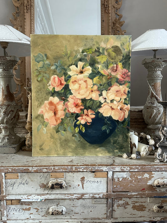 Bouquet rose et vert