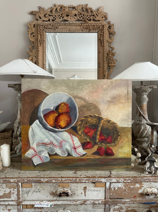 Le panier de fraises