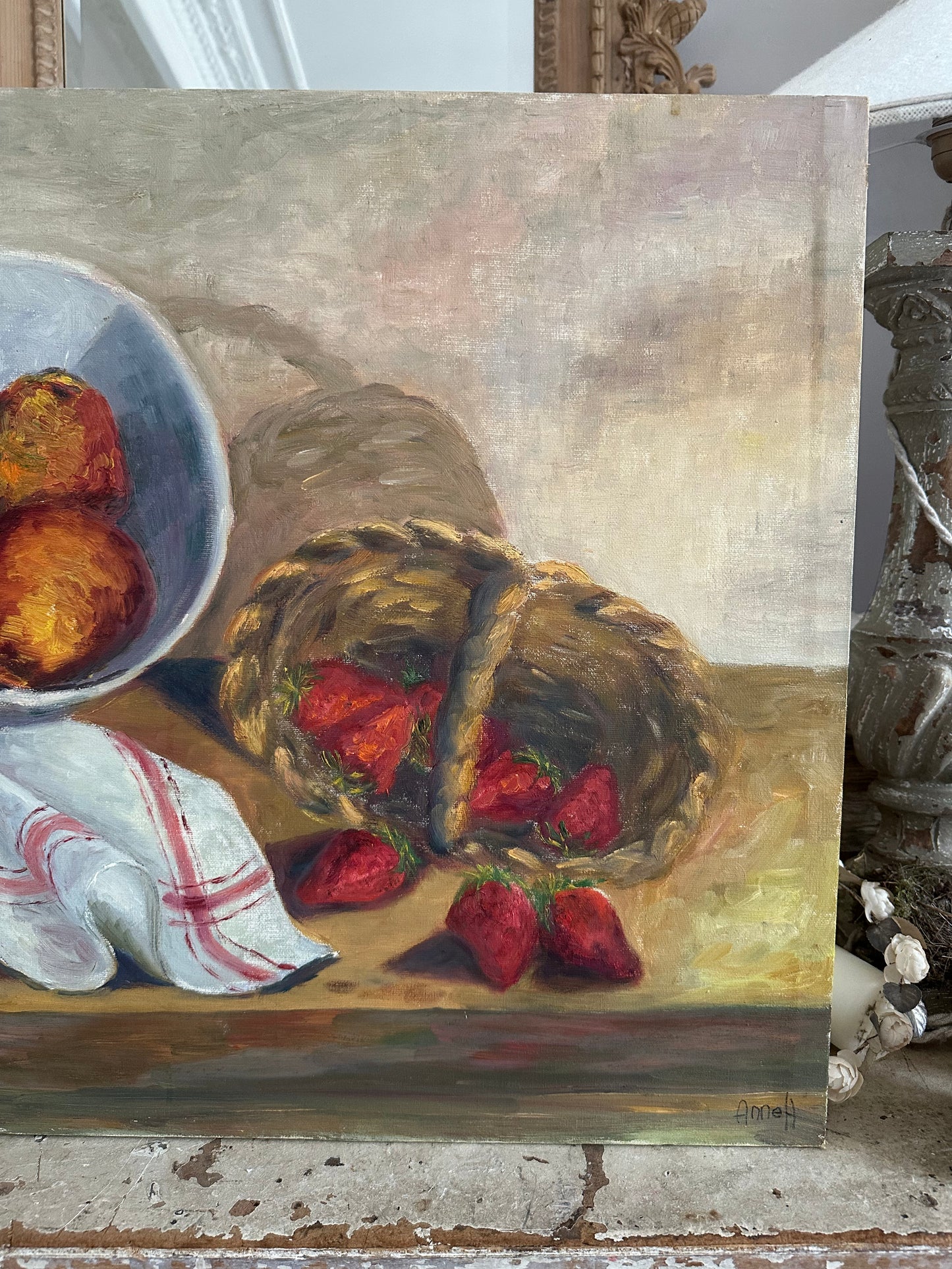 Le panier de fraises