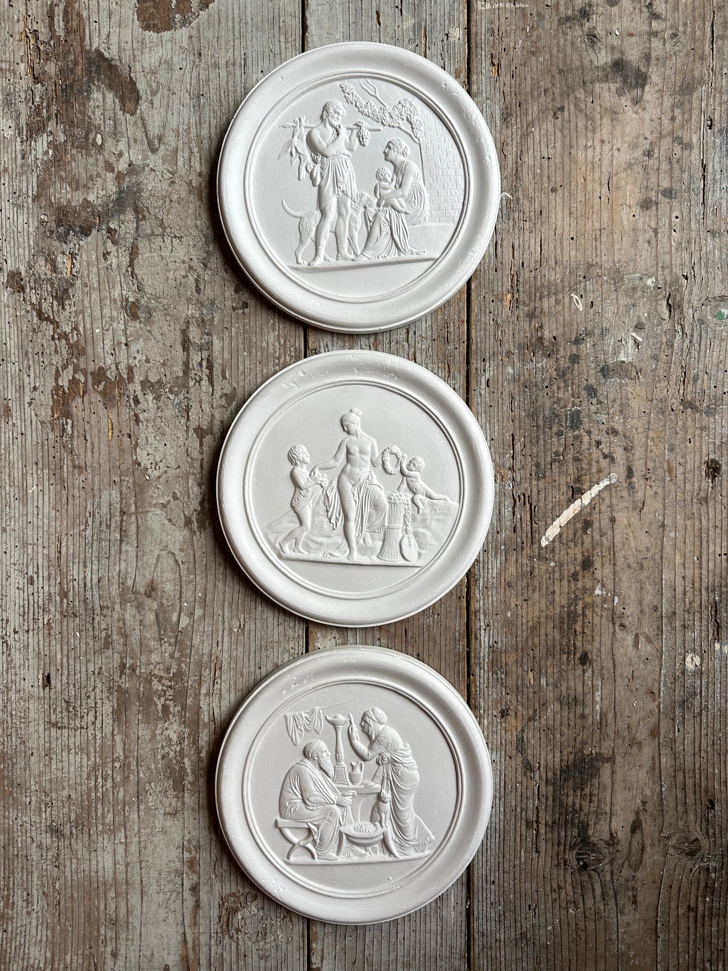 Trio de médaillons