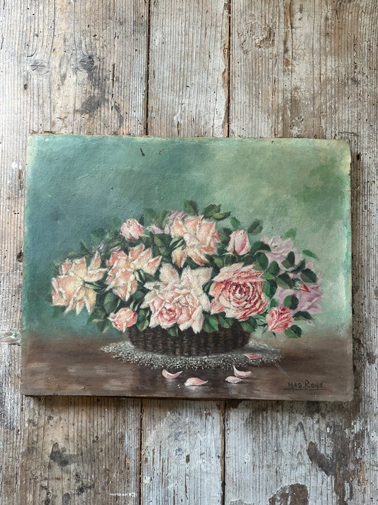 Le panier de roses