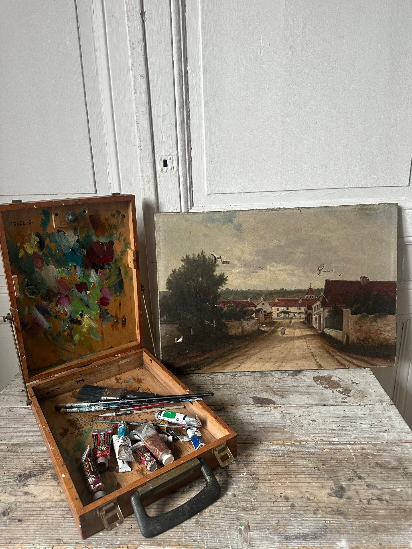 Malette chevalet de peintre