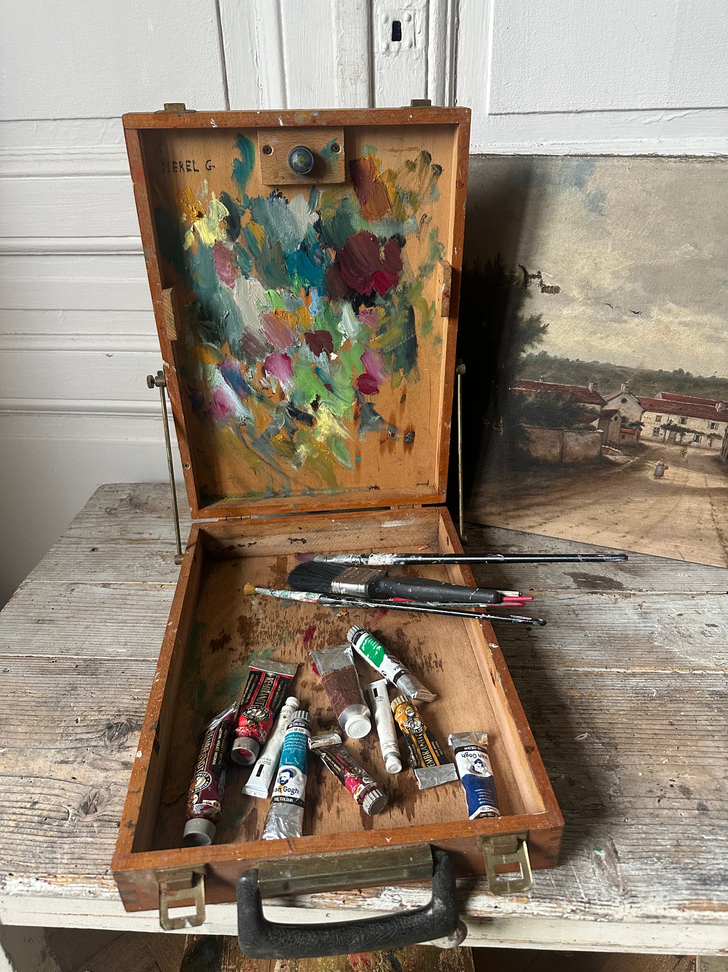 Malette chevalet de peintre