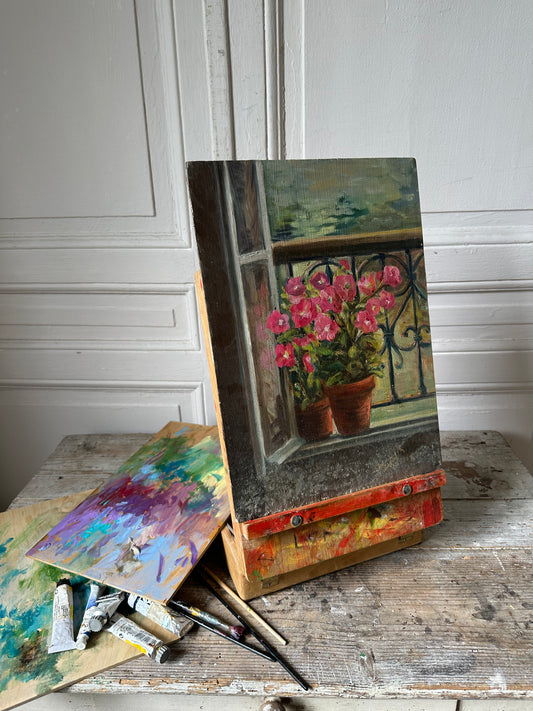 Malette et peinture
