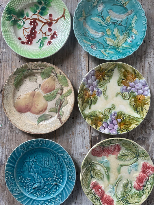 Assiettes barbotine