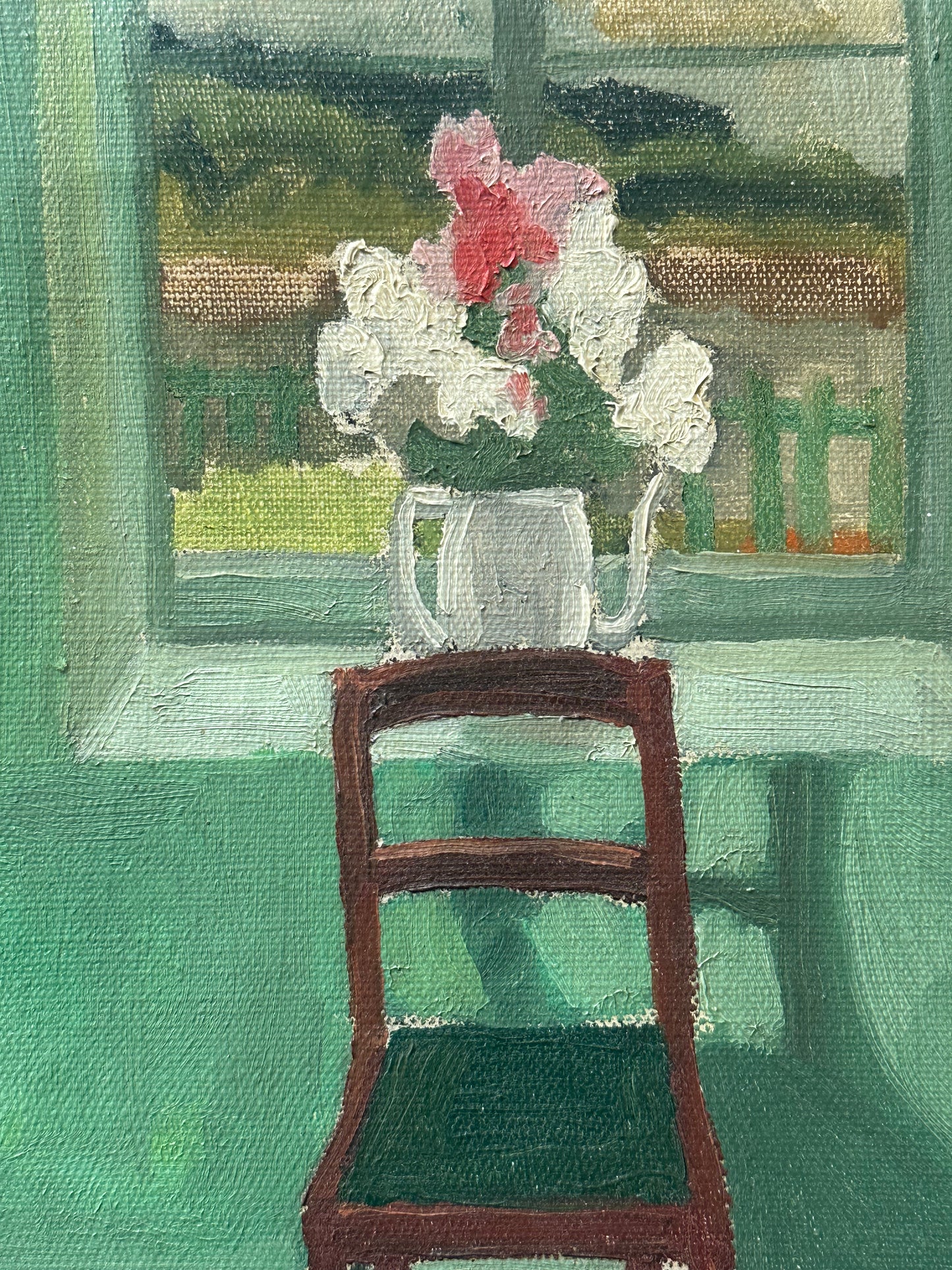 La chaise verte