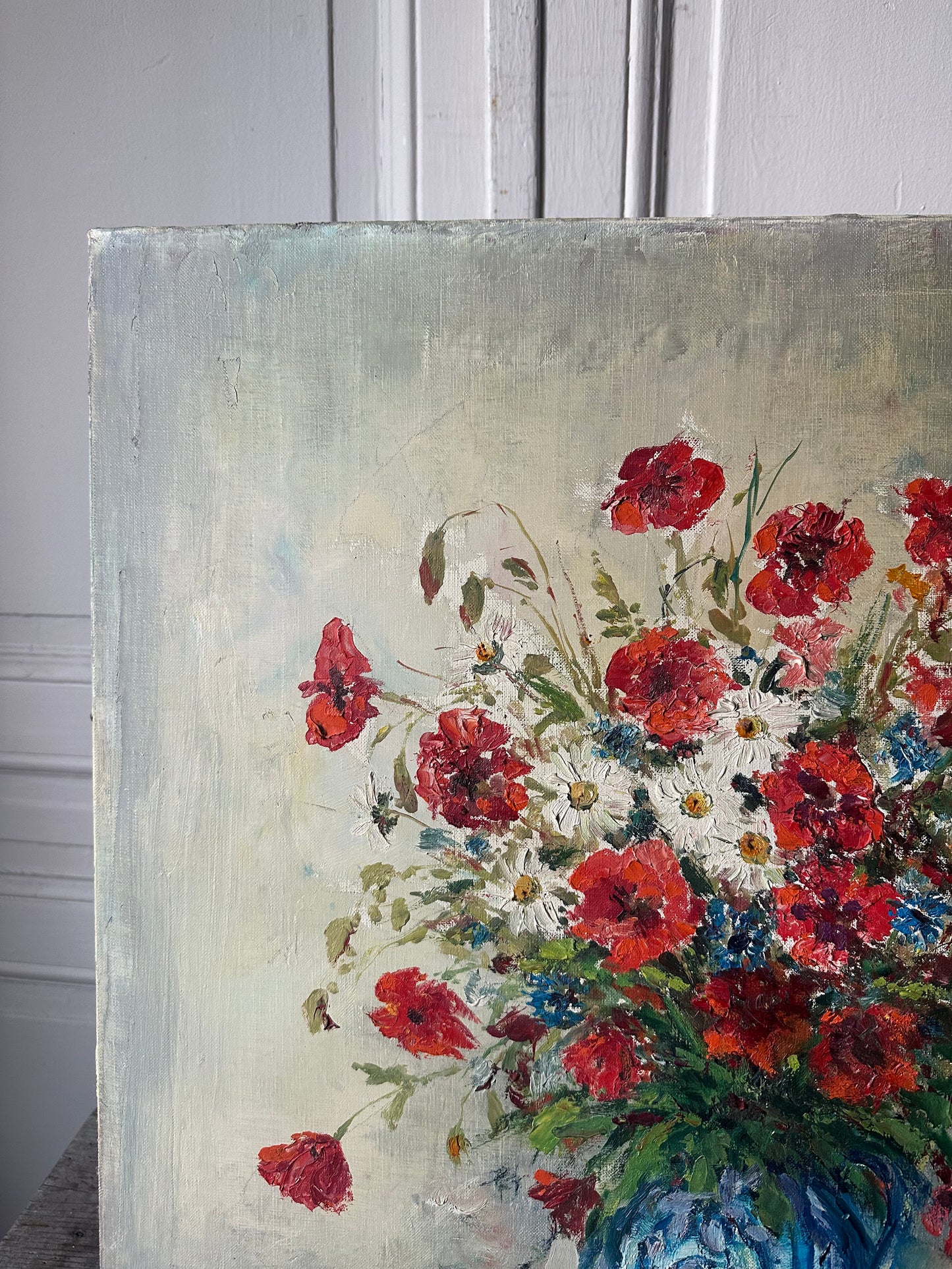 Coquelicots et marguerites