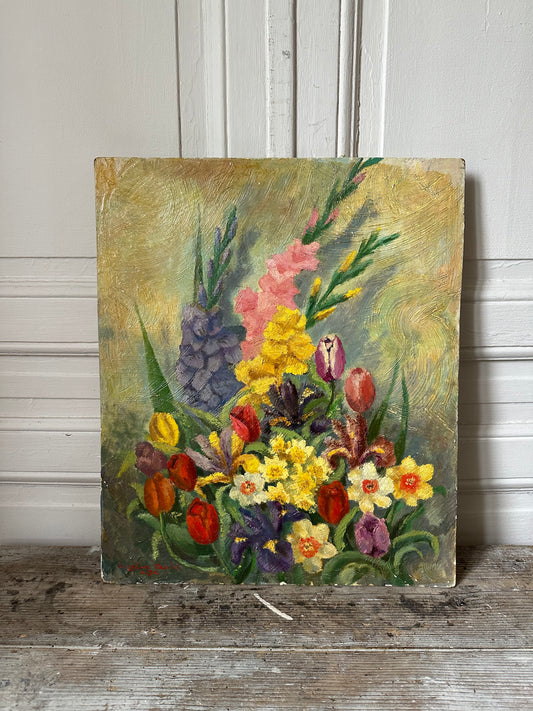 Jonquilles et tulipes