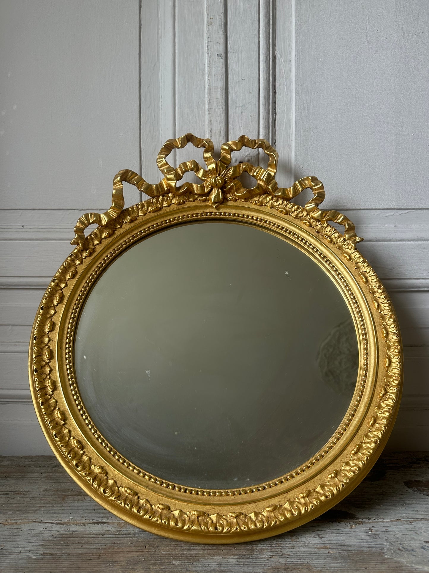 Miroir feuille d’or