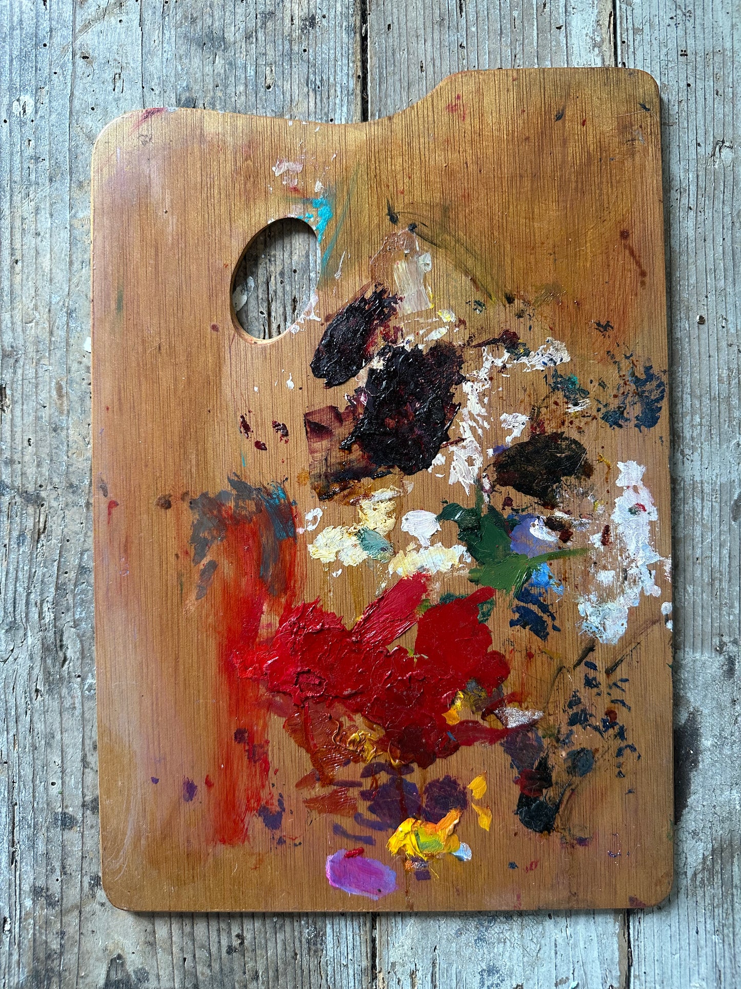 Nature morte et sa palette