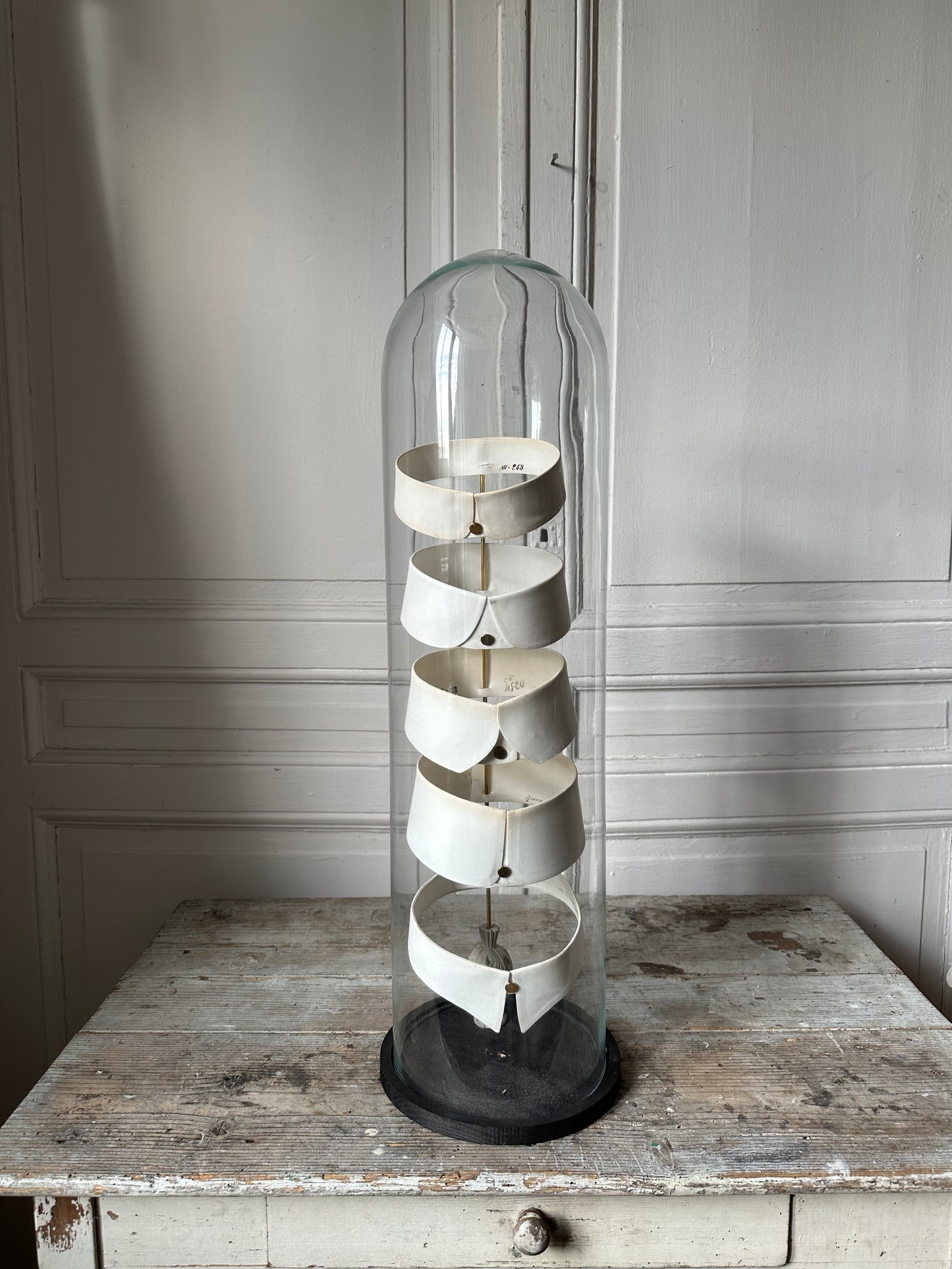 Faux cols sous cloche