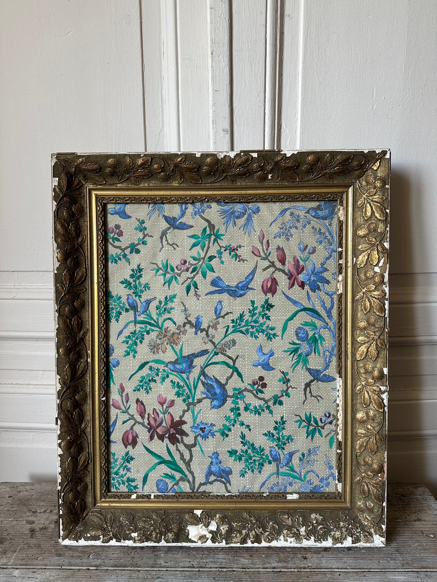 Gouache aux oiseaux
