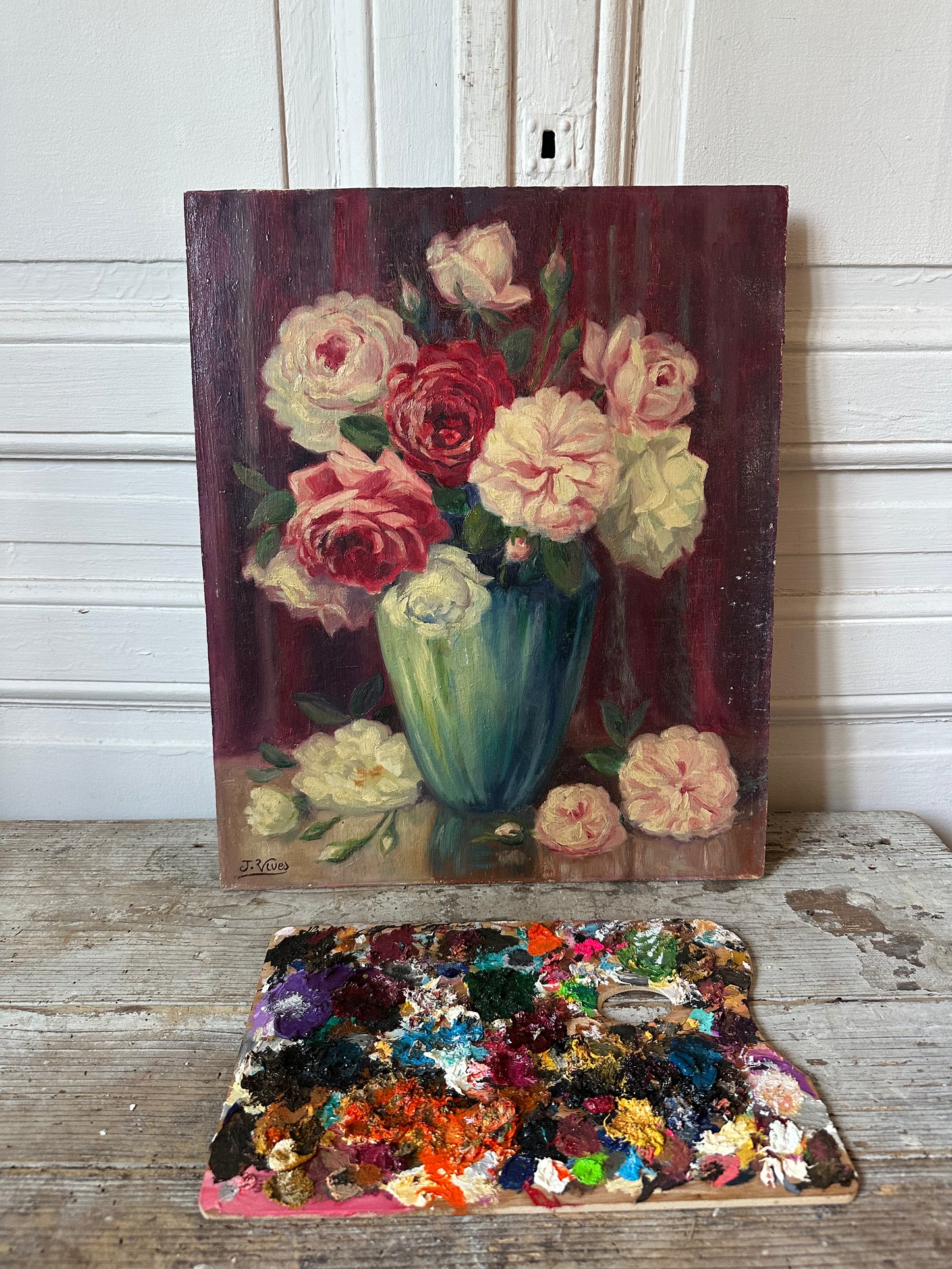 Les roses de l’atelier
