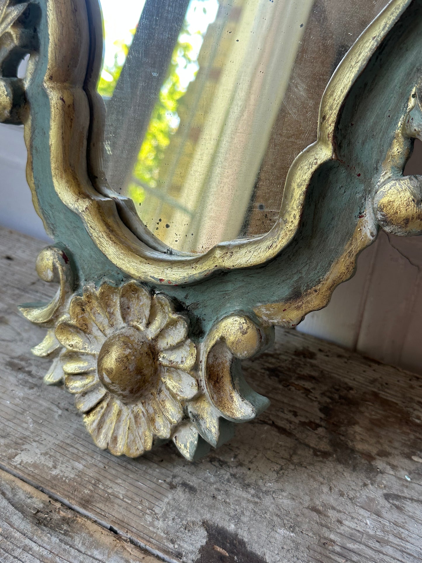 Miroir céladon