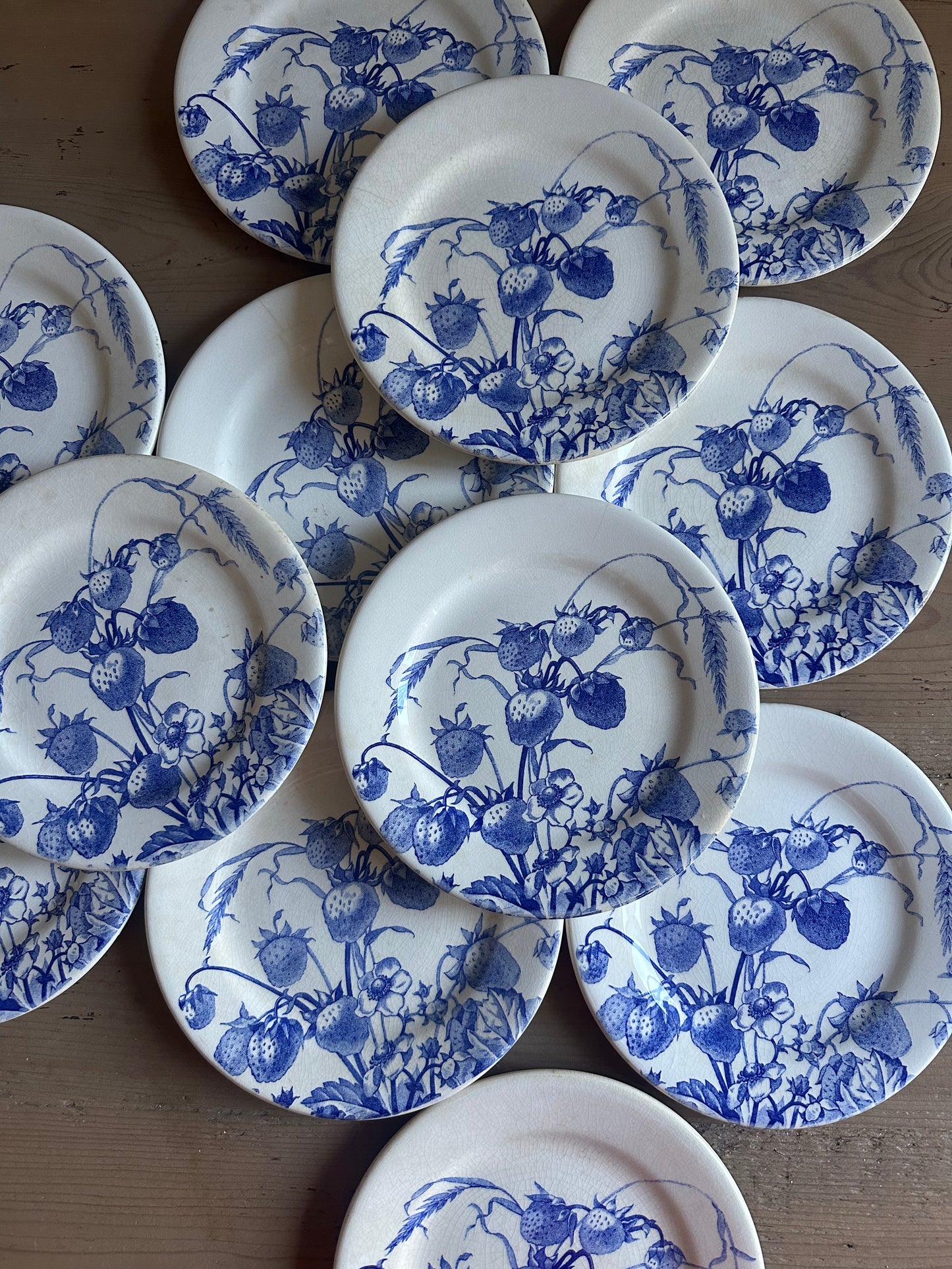 Assiettes aux fraises