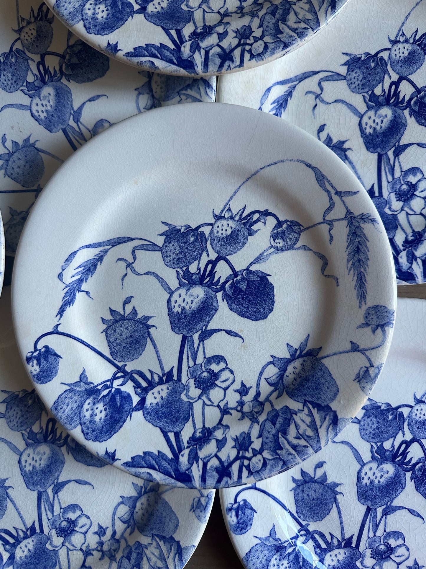 Assiettes aux fraises