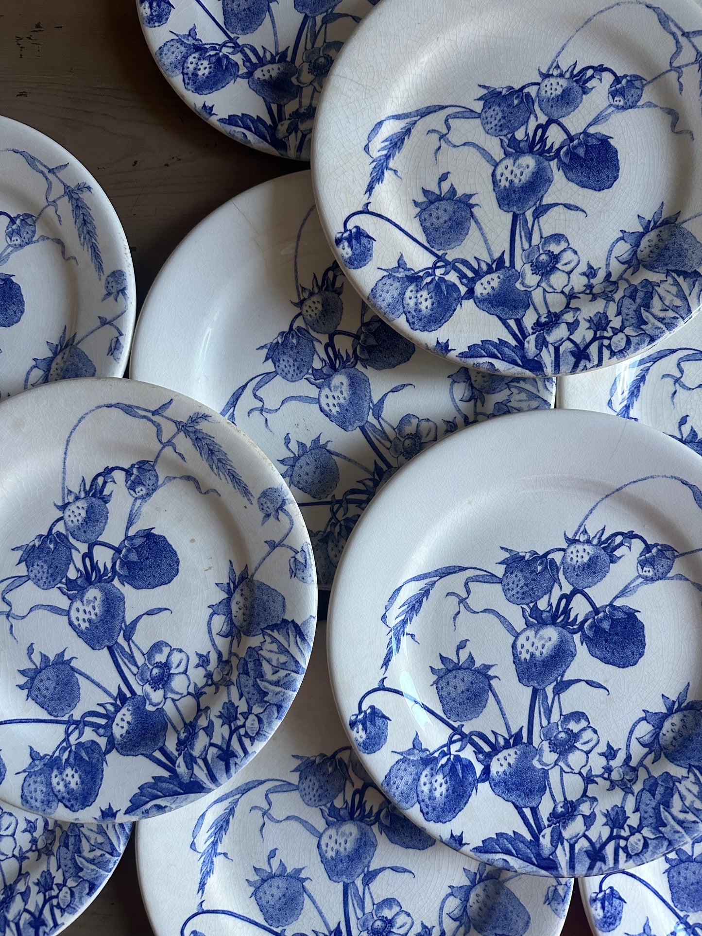 Assiettes aux fraises