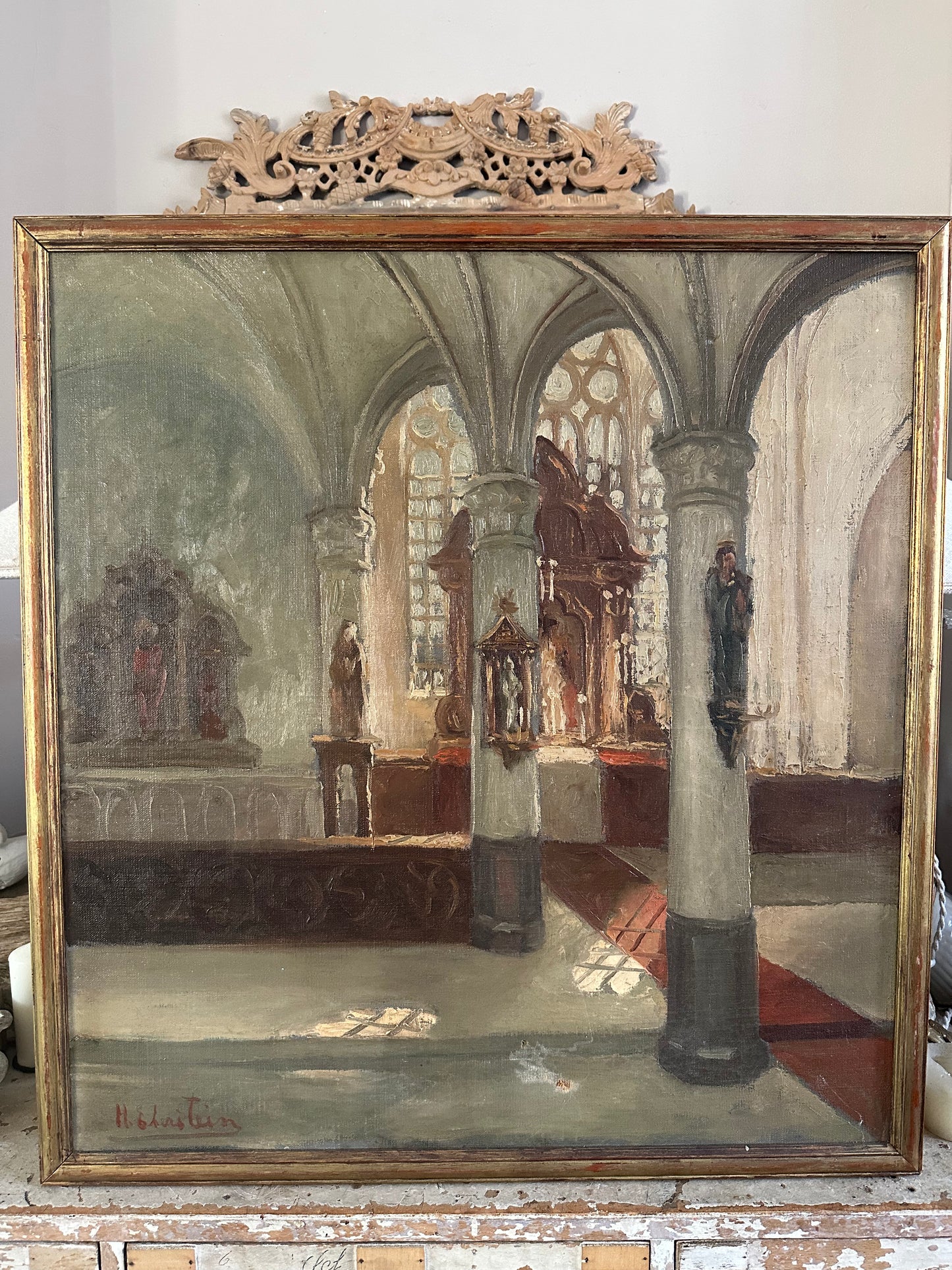 Dans l’église