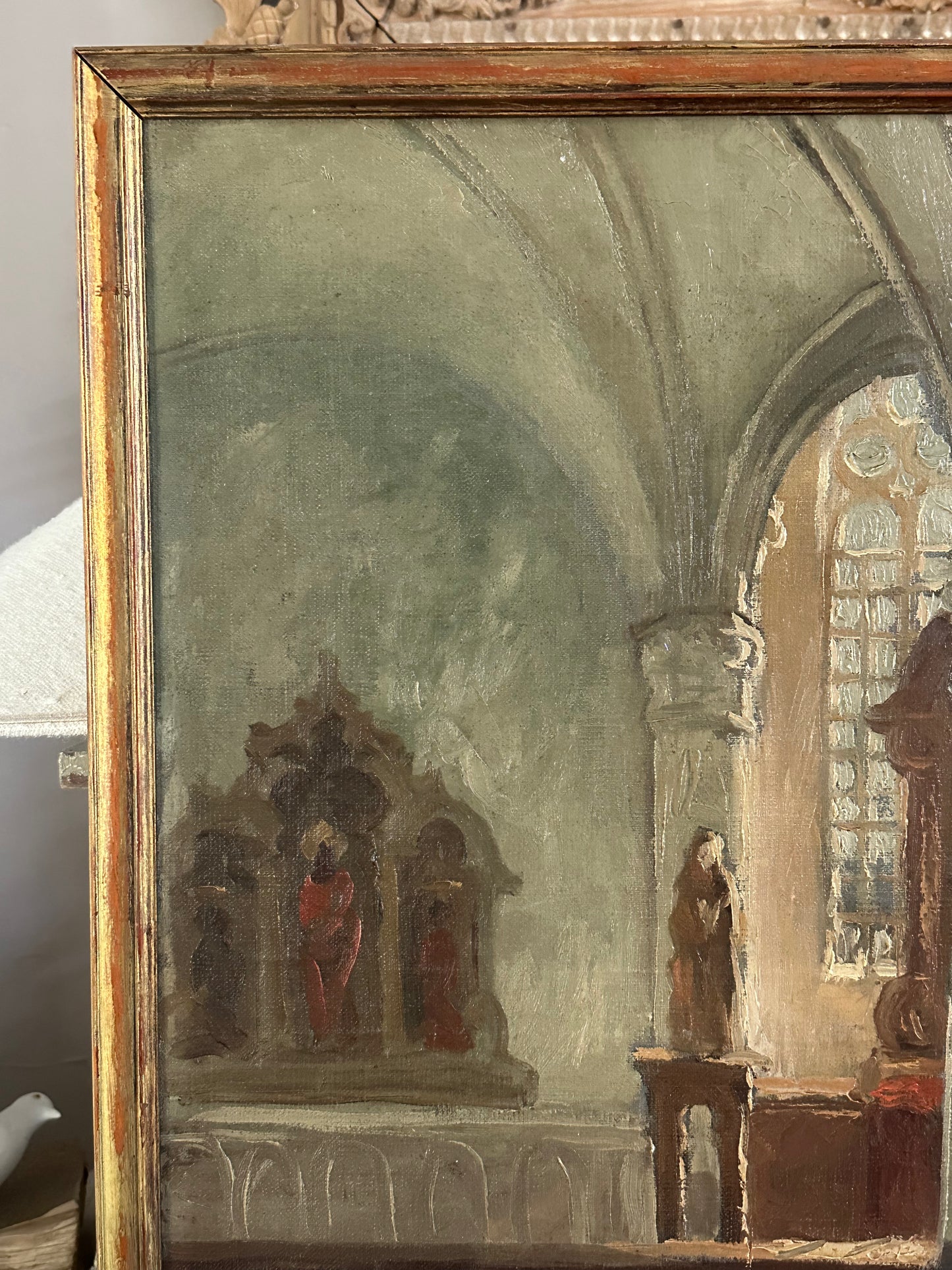 Dans l’église