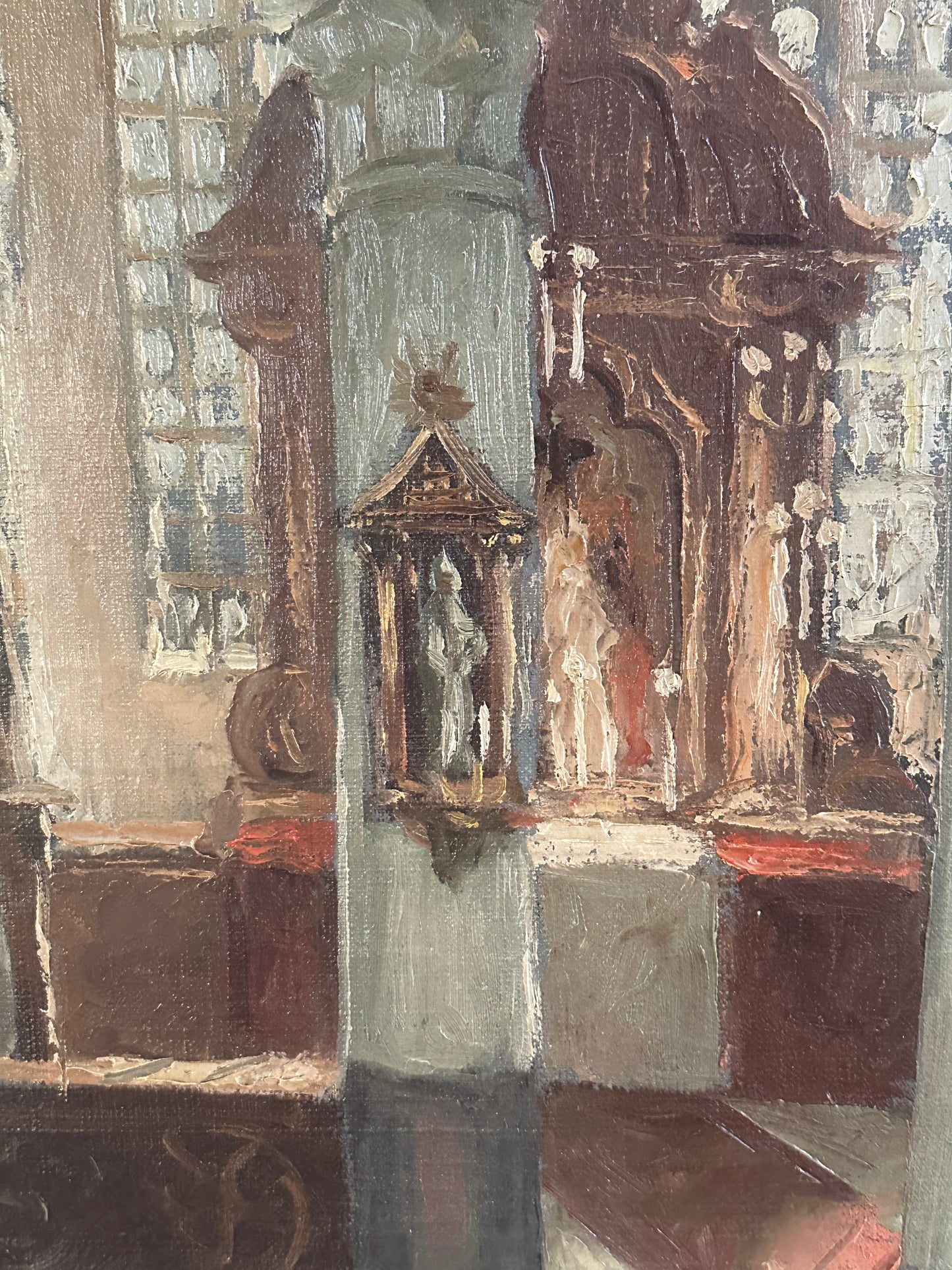 Dans l’église