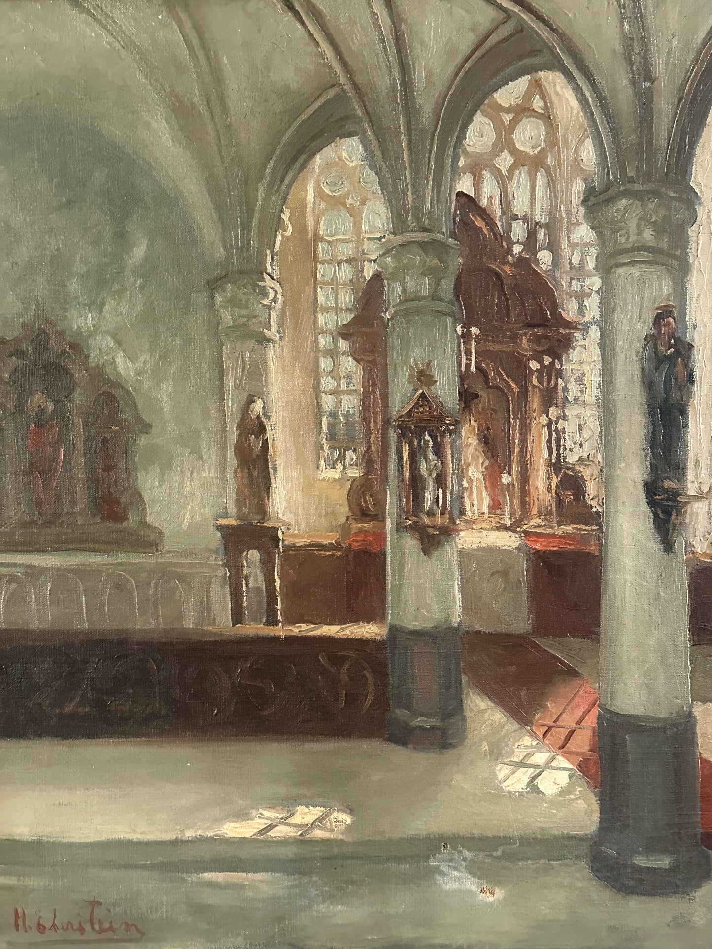 Dans l’église