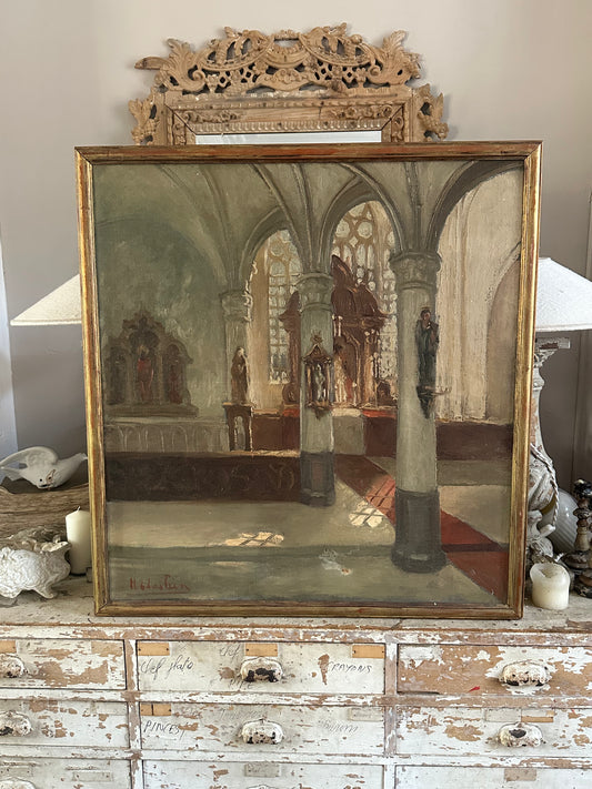 Dans l’église