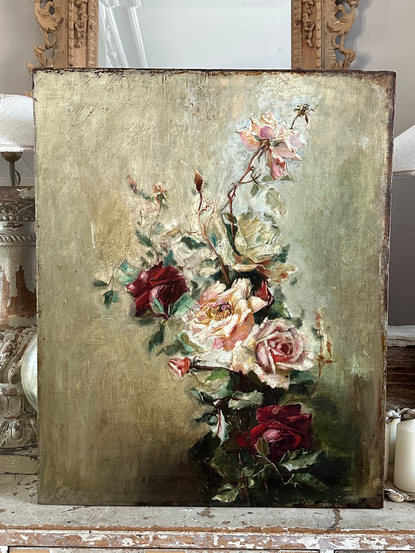 Les roses fanées