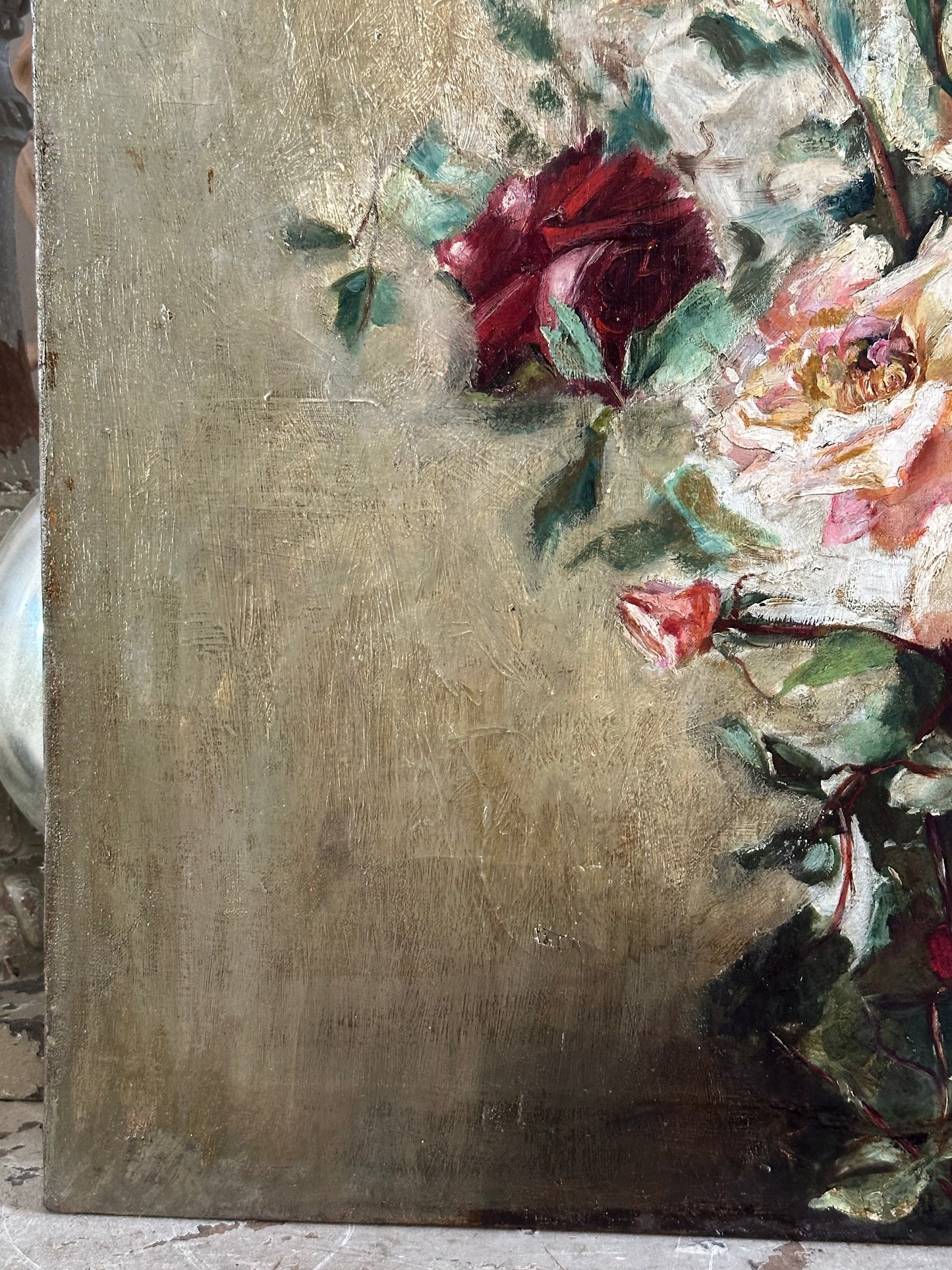 Les roses fanées
