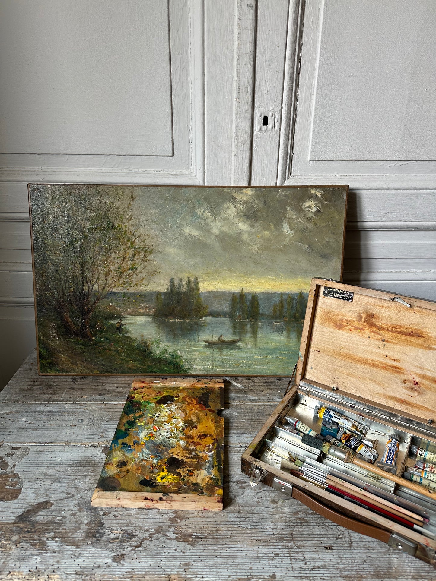 Dans l’atelier de l’artiste