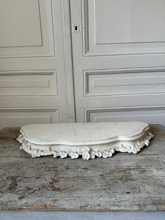 Socle fleuri