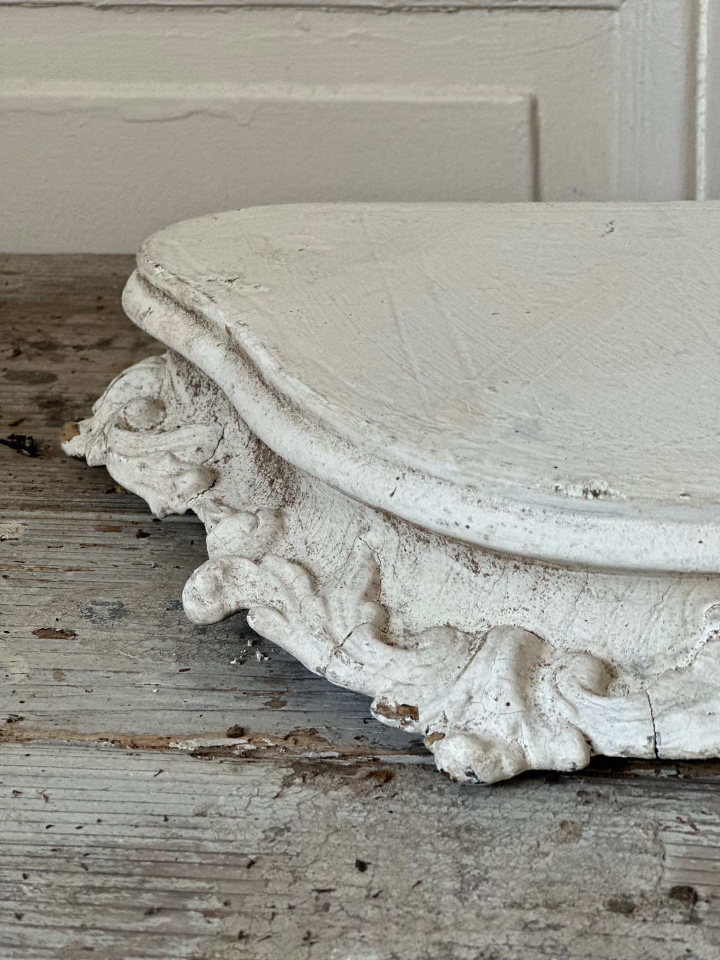 Socle fleuri