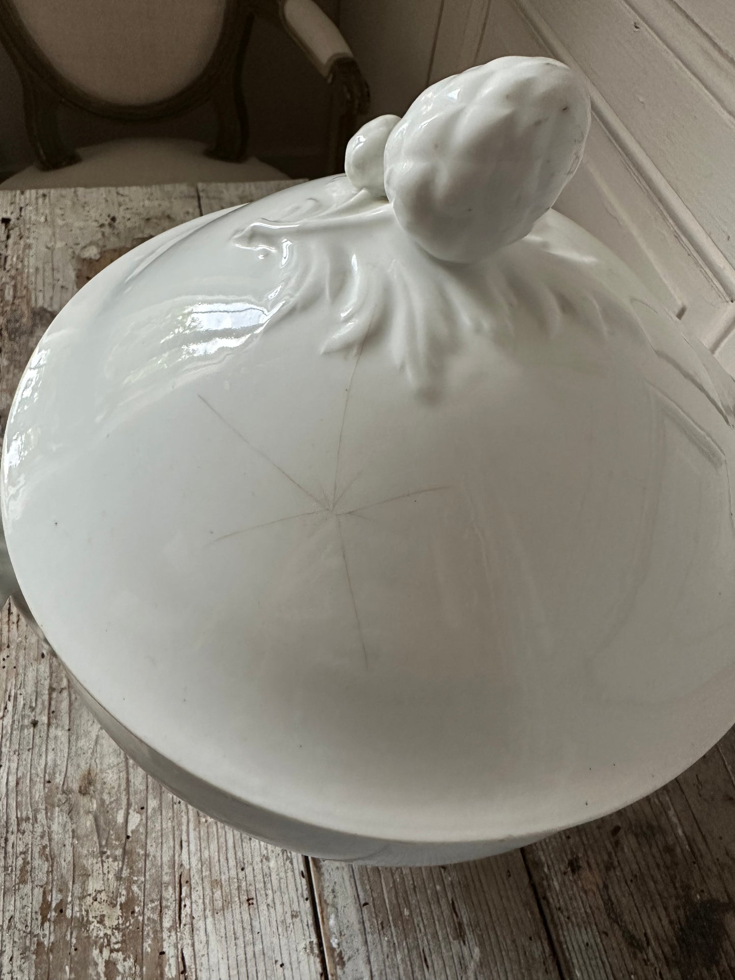 Soupière blanche