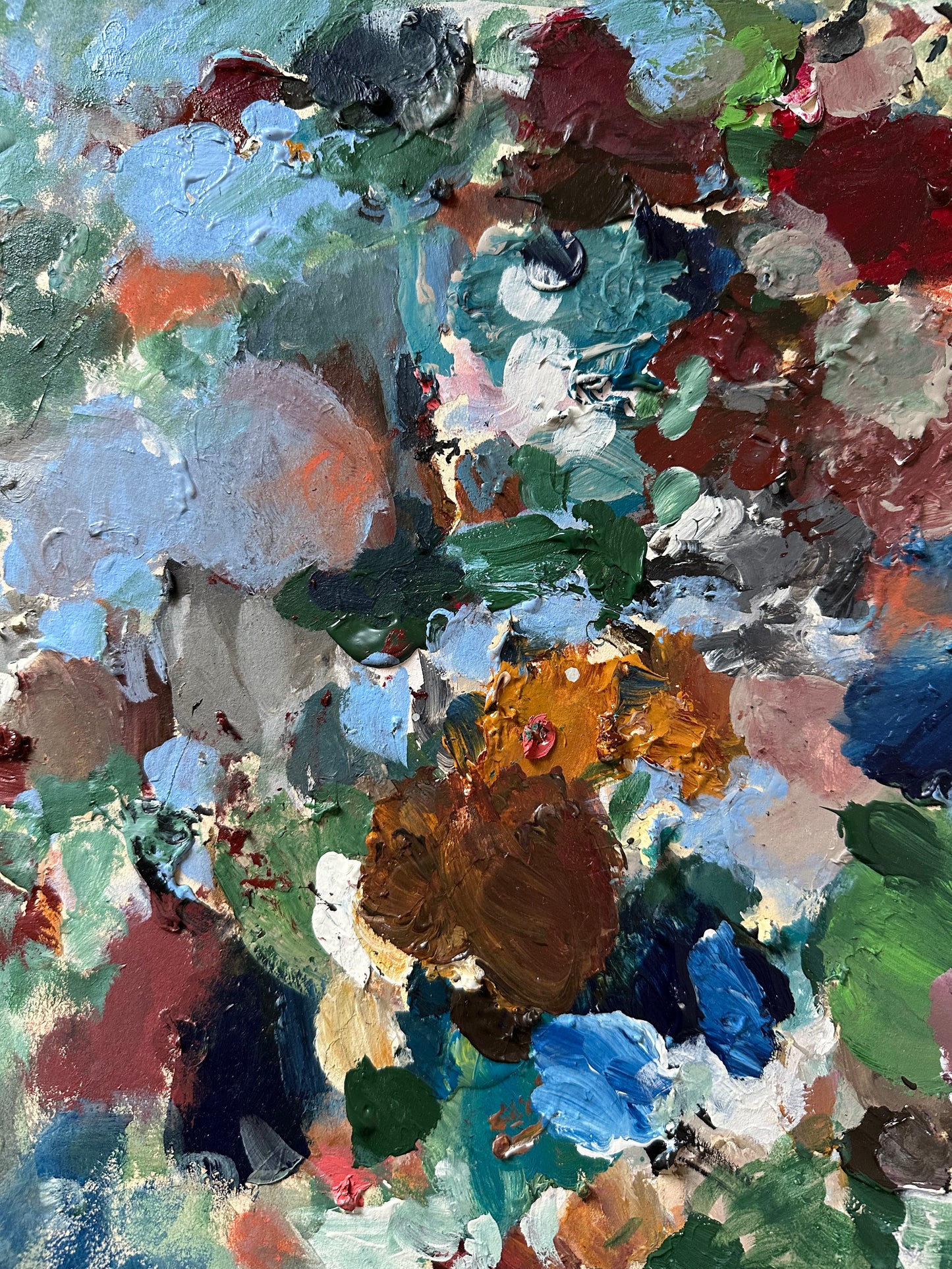 Palette et peinture