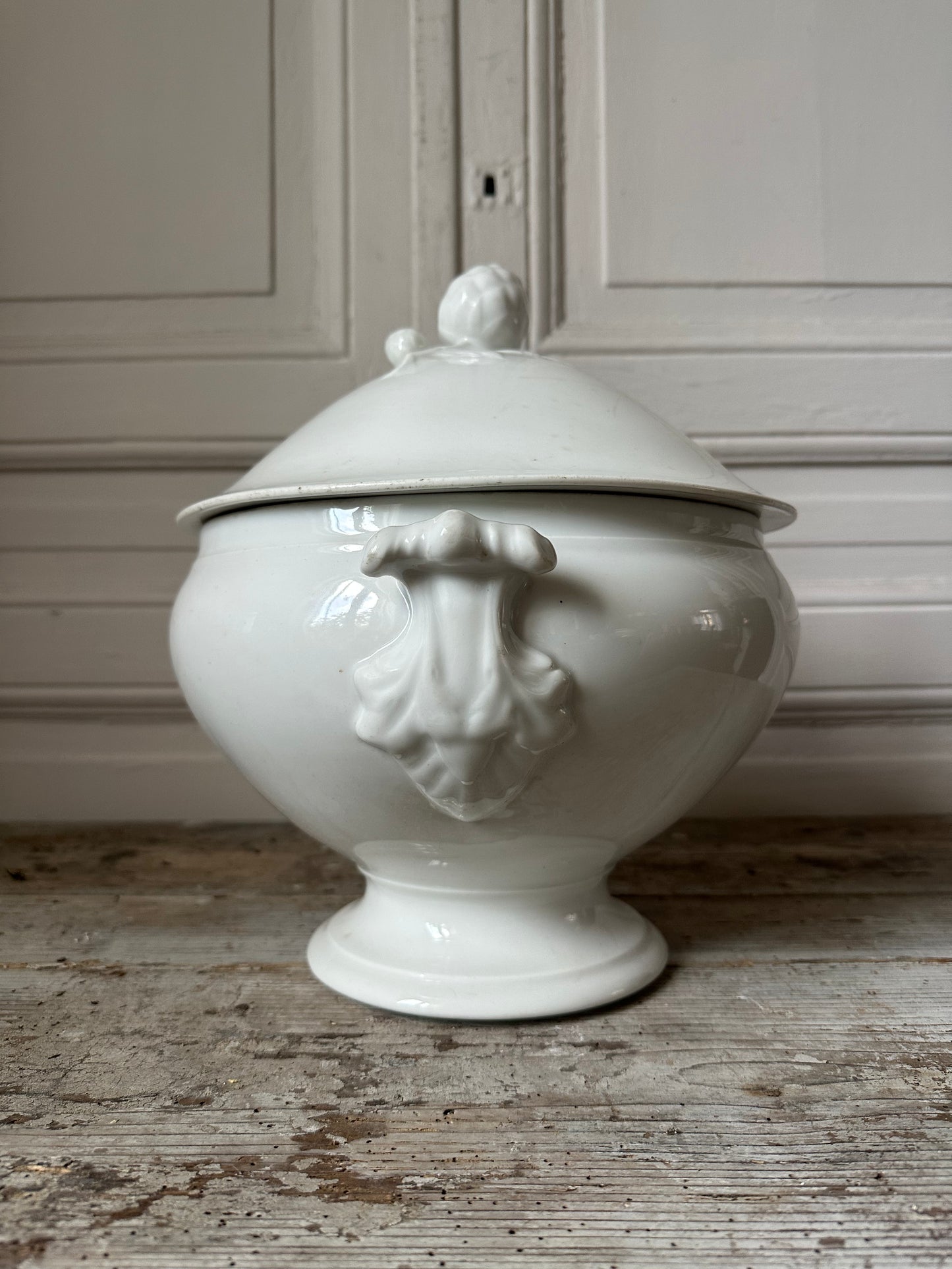 Soupière blanche