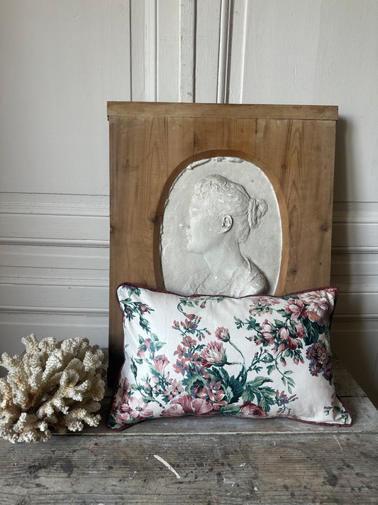 Coussin fleuri