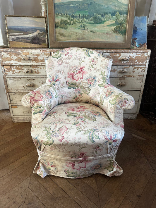 Fauteuil fleuri