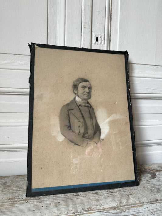 Portrait au fusain