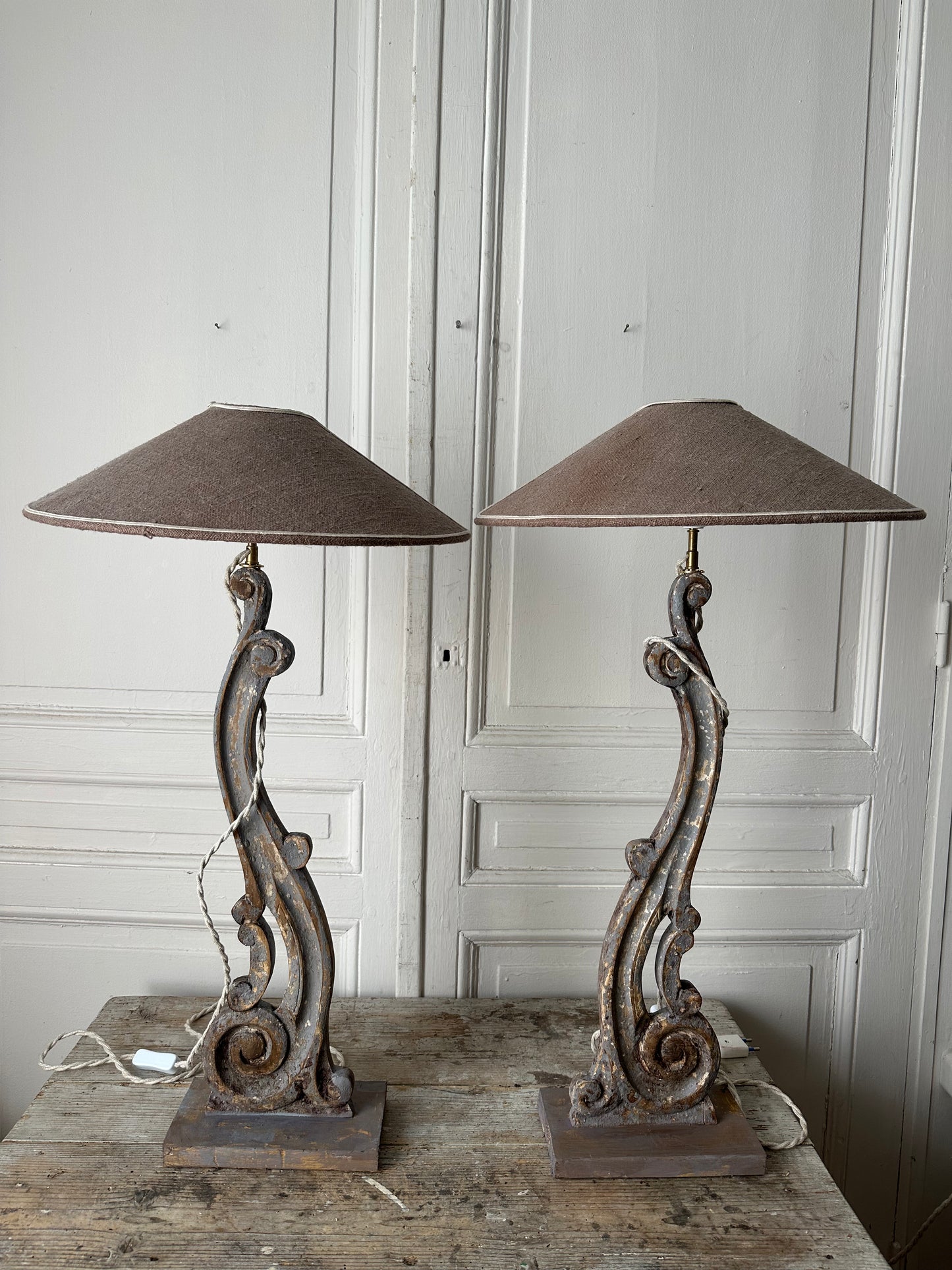 Paire de lampes