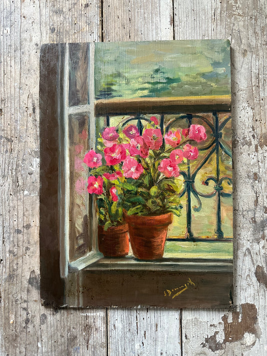 Au bord de la fenêtre