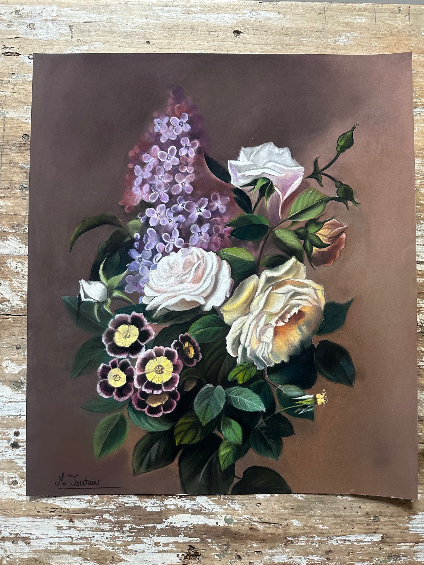 Dessin au pastel sec