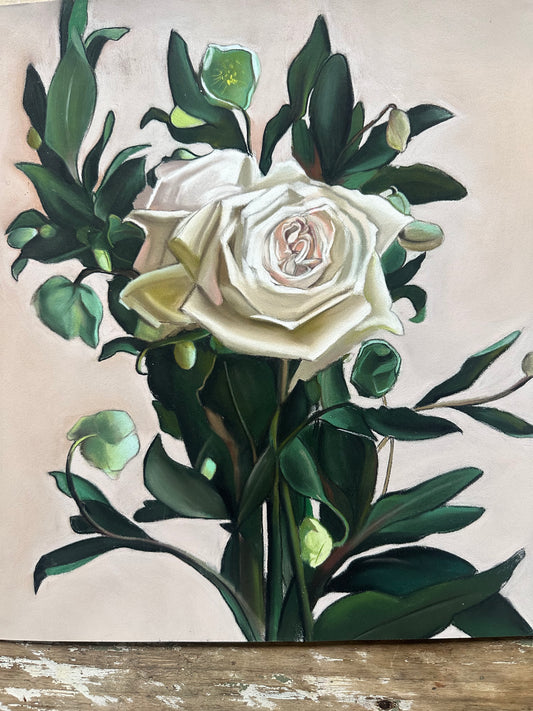 Dessin au pastel, Roses
