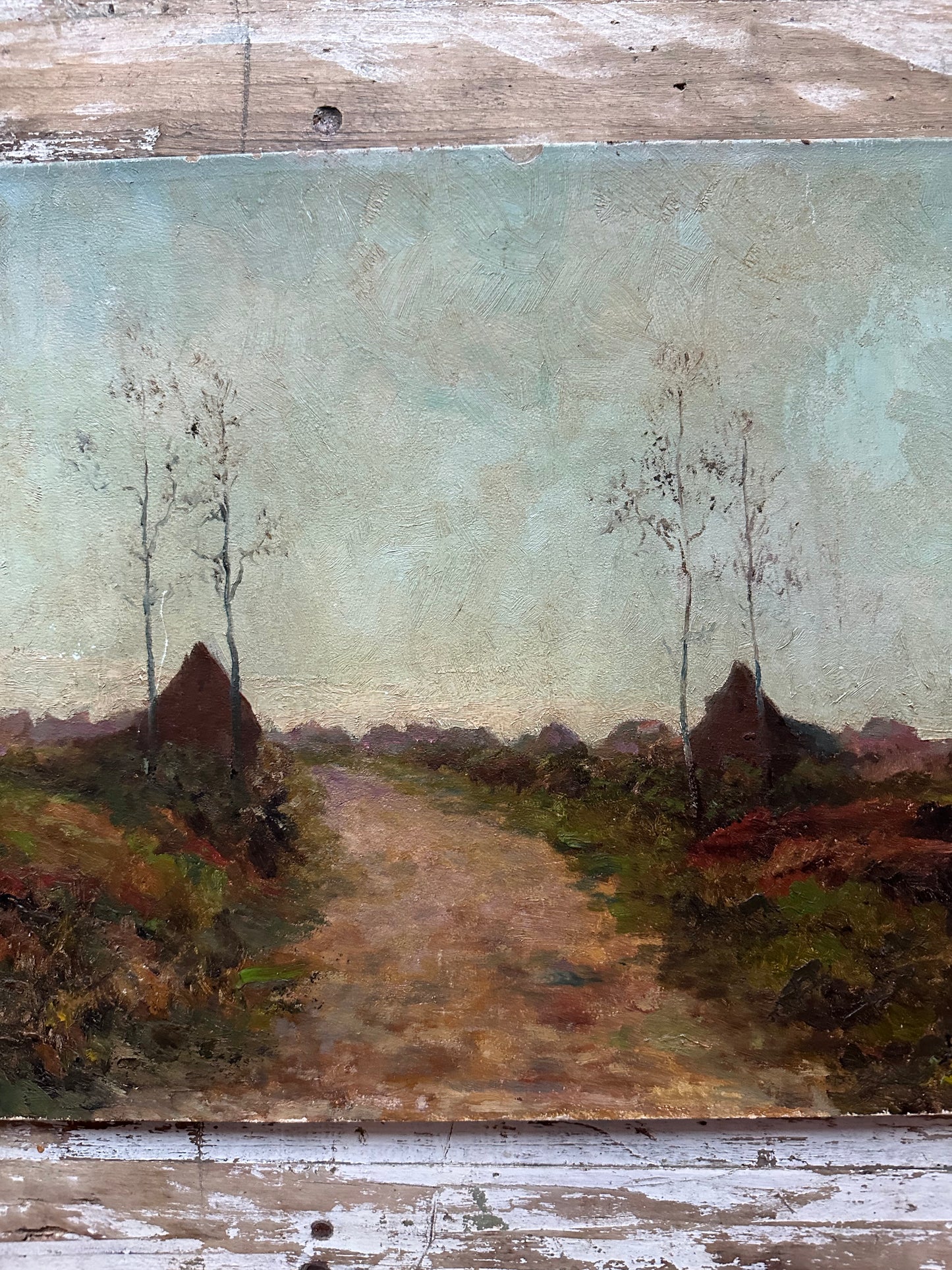 Paysage de campagne en hiver